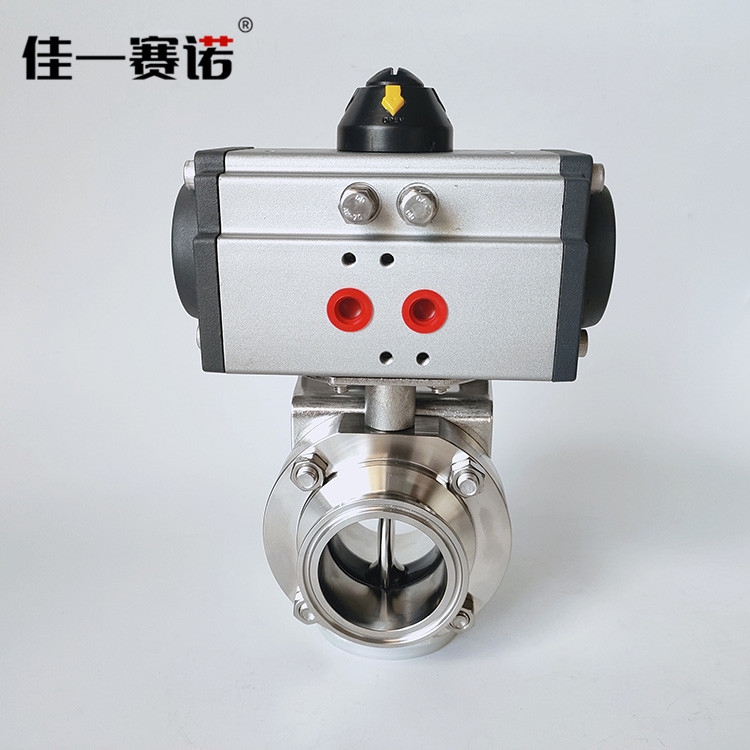 孝感卫生级气动快装蝶阀